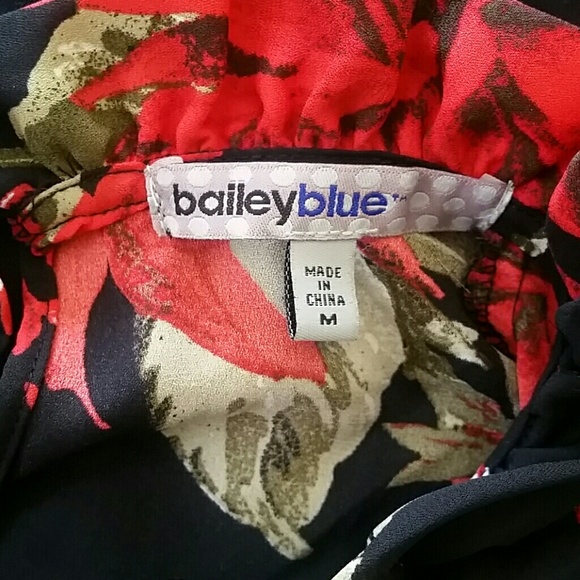 BAILEYBLUE Flowered Dress M NWOT - Picture 7 of 8